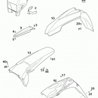 125 EXE, SUPER MOTO CHASSIS Fenders 125