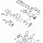 125 EXE, SUPER MOTO ENGINE Schaltung shifting mechanism 125