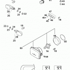 400/640 LC4-E, 640 LC4-E SUPER MOTO CHASSIS Scheinwerfer, head light, flasher, rear light 400 / 640