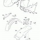 660 LC4 RALLYE CHASSIS Mask, fenders 660