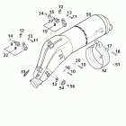 400/640 LC4-E, 640 LC4-E SUPER MOTO CHASSIS Silencer 400 / 640