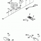 400 SXC USA CHASSIS Scheinwerfer, blinker head light, flasher 400