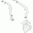 640 LS-E/mil Engine Breather system 640 ls-e / mil 2000