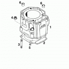 400/620 SUPER COMPETITION, 620 SC SUPER MOTO ENGINE Zylinder cylinder 400 / 620