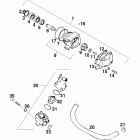 400 SXC USA ENGINE Wasserpumpe water pump 400