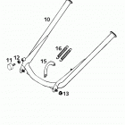 400/640 LC4 USA CHASSIS Center stand 400 / 640
