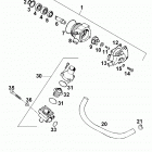 640 LS-E/mil Engine Wasserpumpe water pump 640 ls-e / mil 2000