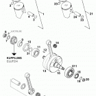 250/300/380 SX MXC EXC ENGINE Kurbelwelle, kolben crankshaft, piston 250 / 300 / 380