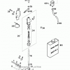 400/640 LC4 USA CHASSIS Rear brake control 400 / 640