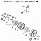 60/65 SX ENGINE Kupplung clutch 60 / 65