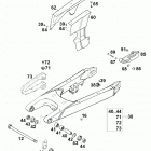 640 LS-E/mil Schwingarm, kettenschutz swingarm, chain guar 640 ls-e /...