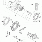 400/640 LC4-E, 640 LC4-E SUPER MOTO CHASSIS Hinterrad lc4-e super moto rear wheel lc4-e s.moto 640