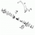 400/620 SUPER COMPETITION, 620 SC SUPER MOTO ENGINE Kickstarter kickstarter 400 / 620