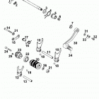 640 LS-E/mil Engine Schaltung shifting mechanism 640 ls-e / mil 2000