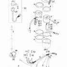 640 DUKE USA, AUSTRALIA CHASSIS Tacho, drehzahlmesser speedo- tachometer 640