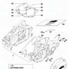 125/200 SX MXC EXC ENGINE Engine case 125 / 200