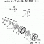 60/65 SX ENGINE Kupplung clutch 60 / 65 98 / 99