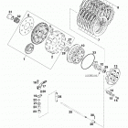 400 / 640 LC4 ENGINE Kupplung clutch 400 / 640 99