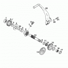 400 / 540 / 620 LC4 SX SXC ENGINE Kickstarter kickstarter 400 / 540 / 620 99