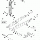 60/65 SX CHASSIS Schwingarm, federbein swingarm, shock absorber 60 / 65 9...