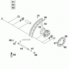 60/65 SX CHASSIS Vorderrad front wheel 60 / 65 99