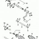 60/65 SX ENGINE Schaltung shifting mechanism 60 / 65 98 / 99