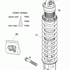 125 / 200 SX, MXC, EXC, EGS CHASSIS Federbein white power shock absorber wp 125 / 200 99