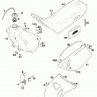 400/540 SXC, 620 SX CHASSIS Tank,sitzbank,verkleidung tank,seat,cover 400 / 540 / 62...