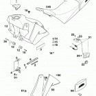 640 DUKE CHASSIS Tank, sitzbank, verkleidung tank, seat, cover 640 99