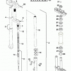 60/65 SX CHASSIS Telegabel paioli front fork paioli 60 / 65 99