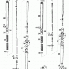 400/540 SXC, 620 SX CHASSIS Gabelbeine wp extreme fork legs wp extreme 400 / 540 / 6...