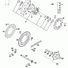 400/640 LC4/LC4 R* CHASSIS Hinterrad lc4, comp. rear wheel lc4, comp. 400 / 620 / 6...