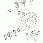 60/65 SX CHASSIS Luftfilterkasten air filter box 60 / 65 99