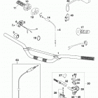125 / 200 SX, MXC, EXC, EGS CHASSIS Lenker, armaturen handlebar, controls 125 / 200 99