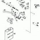 400/640 LC4/LC4 R* CHASSIS Handbremszylinder hand brake control 400 / 620 / 640 99