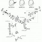 400/620 LC4 ENGINE Steuertrieb timing drive 400 / 620 99
