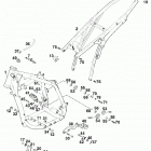 400/540 SXC, 620 SX CHASSIS Rahmen, ausleger frame, sub frame 400 / 540 / 620 99