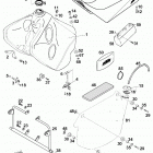 660 RALLYE LC4 CHASSIS Tank, sitzbank, seitentanks tank, seat, side tank 660 99