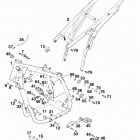 400/620 SUPER COMPETITION CHASSIS Rahmen, ausleger frame, sub frame 400 / 620 99