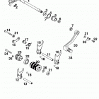 400 / 640 LC4 ENGINE Schaltung shifting mechanism 400 / 640 99
