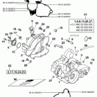 60/65 SX ENGINE Engine case 60 / 65 98 / 99