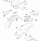 660 RALLYE LC4 CHASSIS Mask, fenders 660 99