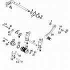 400 / 540 / 620 LC4 SX SXC ENGINE Schaltung shifting mechanism 400 / 540 / 620 99