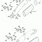 400/540 SXC, 620 SX CHASSIS Silencer 400 / 540 / 620 99