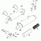 640 DUKE CHASSIS Silencer 640 99
