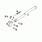 400/540 SXC, 620 SX CHASSIS Side stand 400 / 540 99