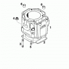 400 / 640 LC4 ENGINE Zylinder cylinder 400 / 640 99