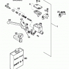 250/300/380 SX, MXC, EXC, EGS CHASSIS Handbremszylinder hand brake cylinder 125-380 99