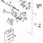 400/620 SUPER COMPETITION CHASSIS Handbremszylinder hand brake cylinder 400 / 620 99