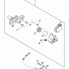 400/620 SUPER COMPETITION CHASSIS Bremszange hinten brake caliper rear 400 / 620 99